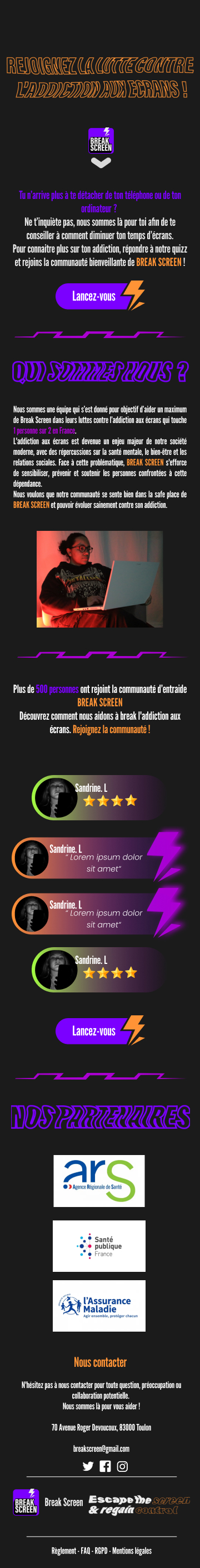 Break Screen - Gallery 6